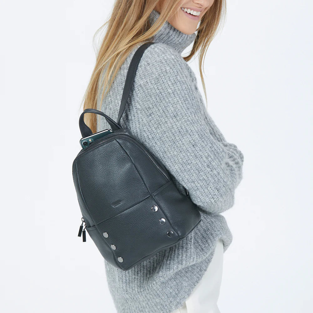 Hunter Med Backpack in Black/ Gunmetal