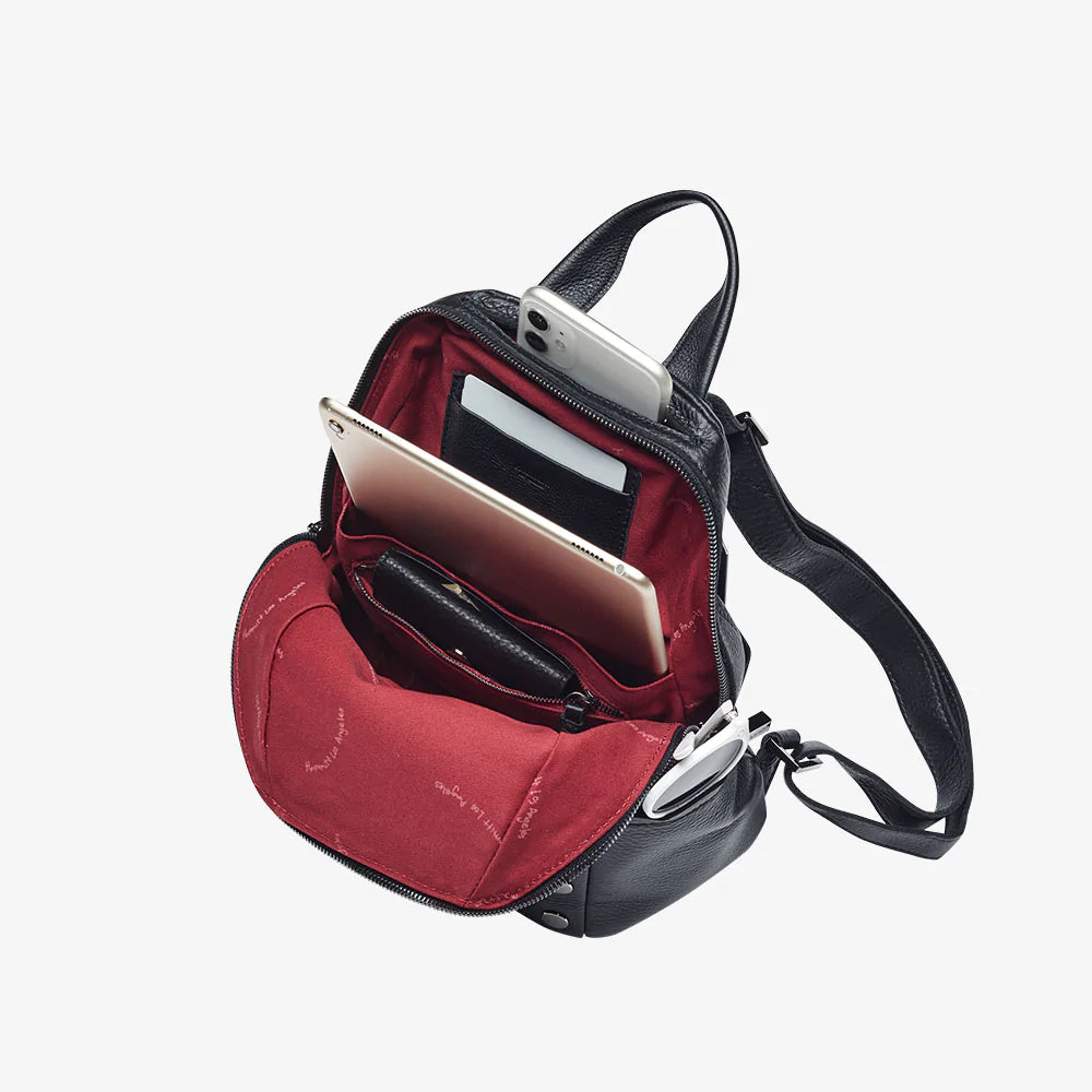 Hunter Med Backpack in Black/ Gunmetal